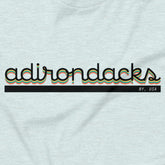Adirondack High Peaks - Script - Unisex T-Shirt