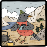 Bird Valley Scribe - Sticker