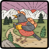 Bird Summit Reader - Sticker