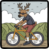 Deer Trail Rider - Sticker