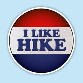 I Like Hike Sticker