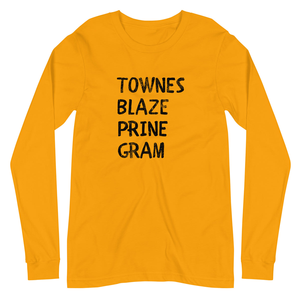 Ode to the Songmen gold longsleeve tee American songwriters design