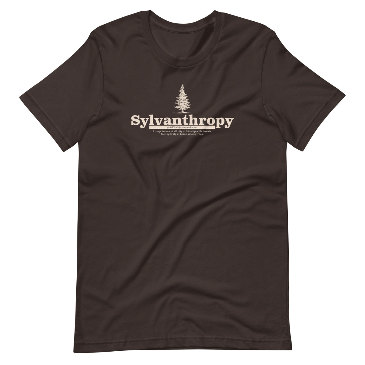 Sylvanthropy Connection brown outdoor nature t-shirt earthy design