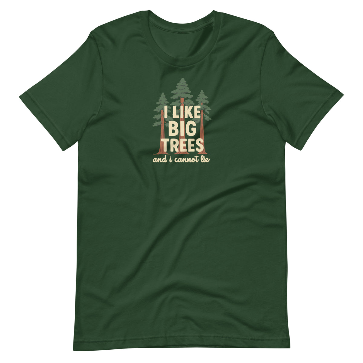 I Like Big Trees forest funny tree t-shirt nature lover
