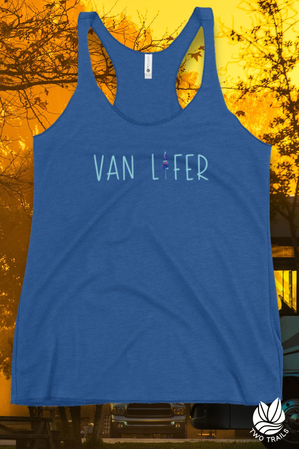 Vibrant Van Lifer - Women's Racerback Tank Top