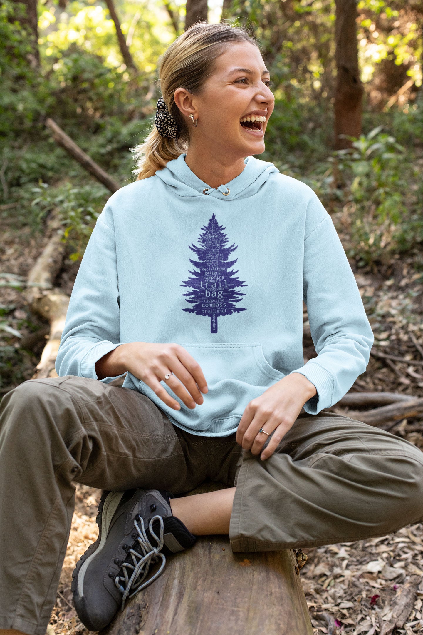 Backpacking Jargon Spruce Unisex Hoodie