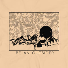 Be an Outsider Contour Sky Unisex Long Sleeve Tee