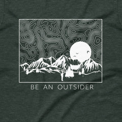 Be an Outsider Contour Sky Unisex t-shirt