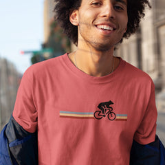 Bear on the Bike Cycling - Unisex T-shirt