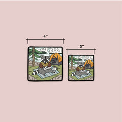 Raccoon Camp Writer - Sticker