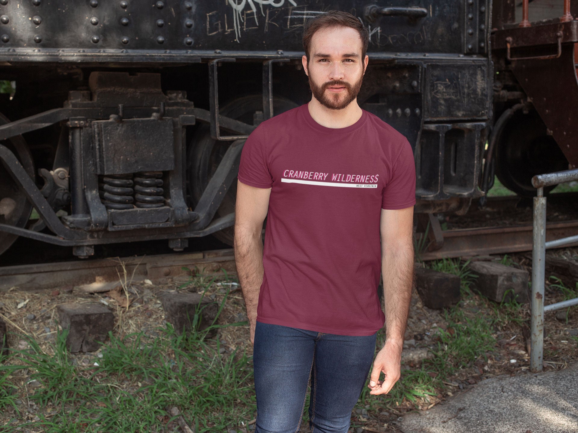 Cranberry Wilderness- Serif - Unisex T-Shirt