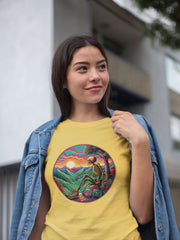 Dead Head Thru Hiker Summit Sunset Unisex T-shirt