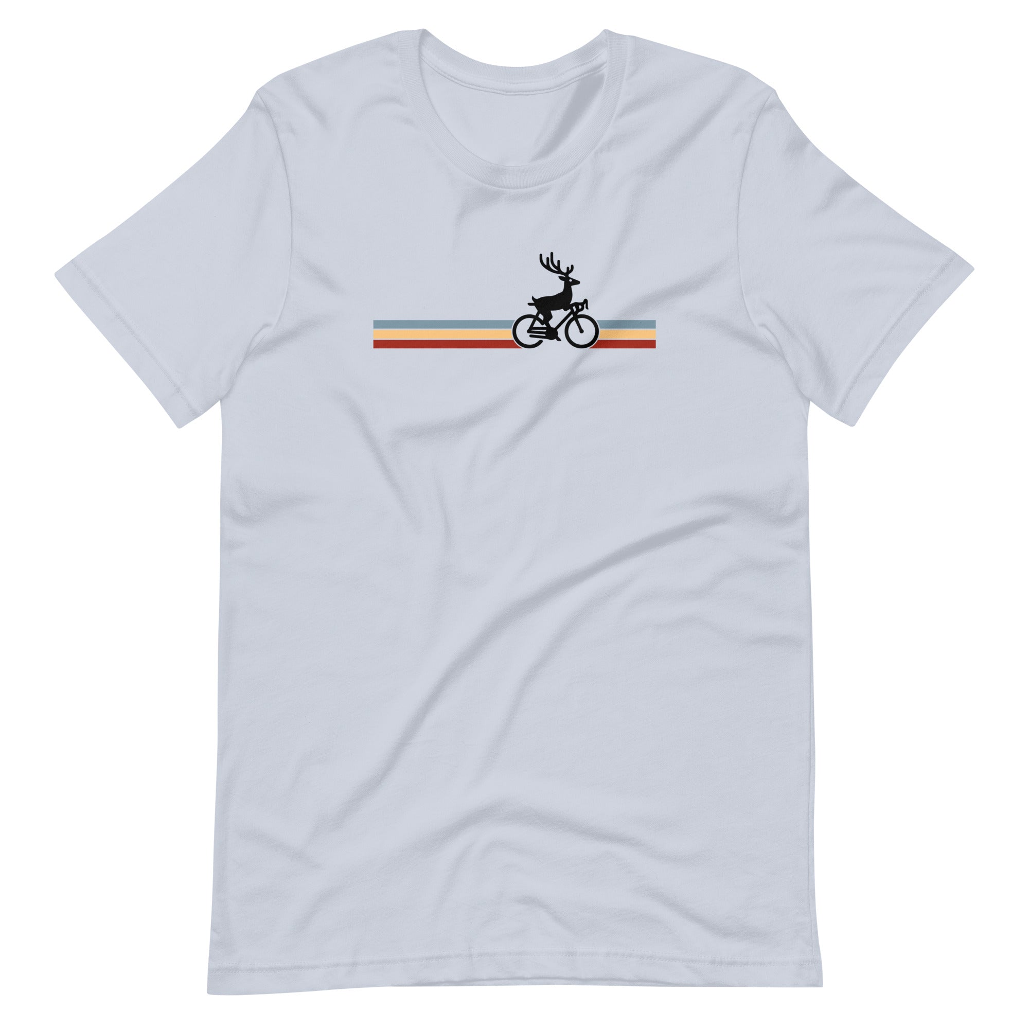 Deer on Gear Cycling - Unisex T-shirt