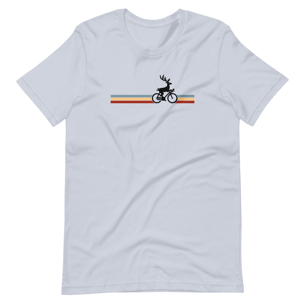 Deer on Gear Cycling - Unisex T-shirt