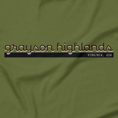 Grayson Highlands - Script - Unisex T-Shirt