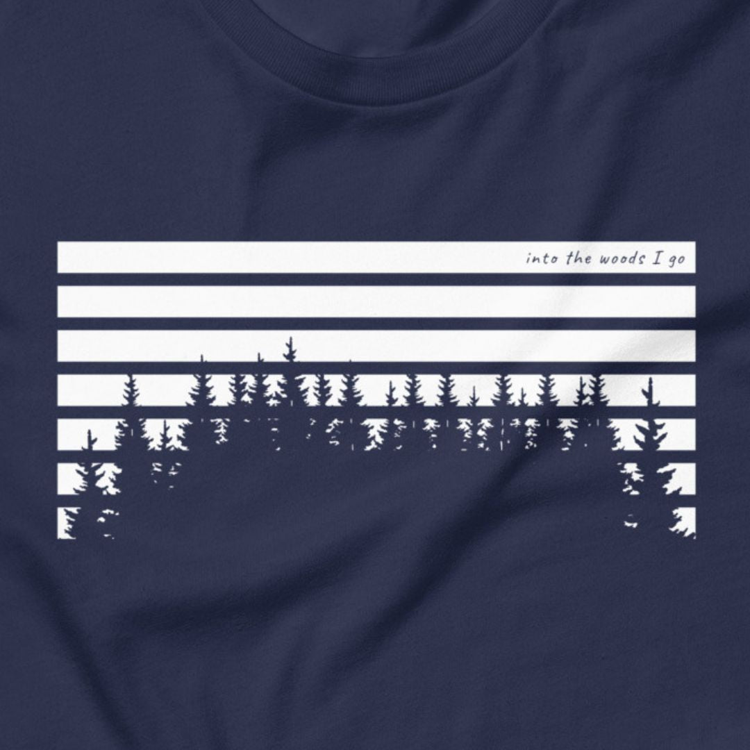 Horizon Pines - Sunset stripes, pine silhouettes.