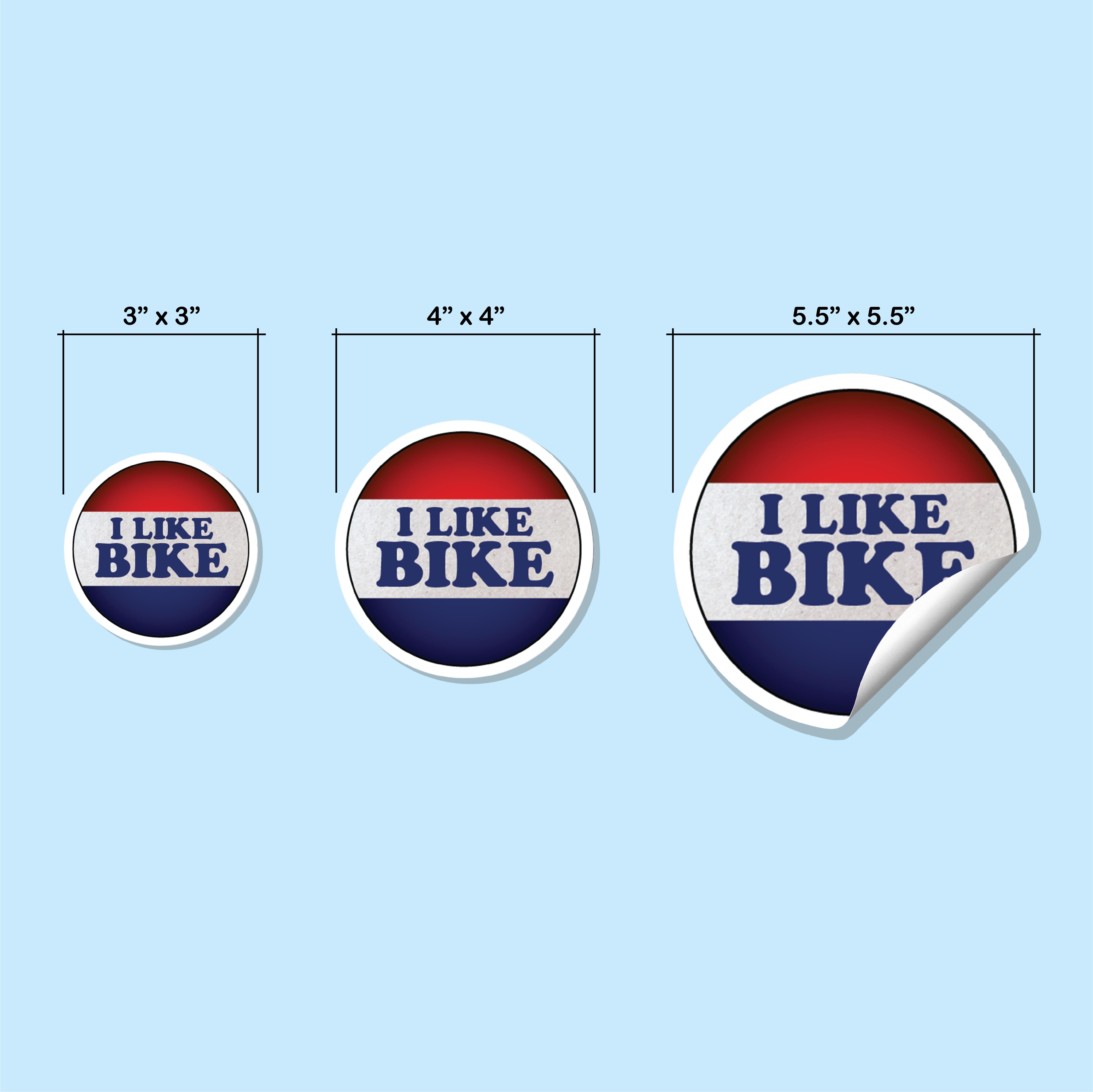 I Like Bike Sticker