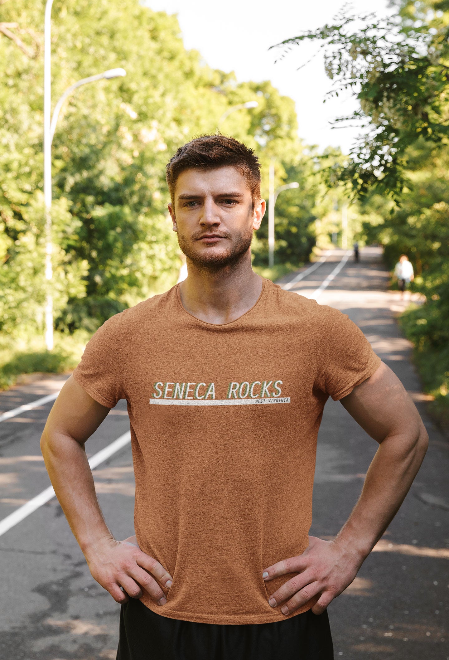 Seneca Rocks - Serif - Unisex T-Shirt