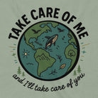 Take Care of Me environmental t-shirt sage Earth conservation message

