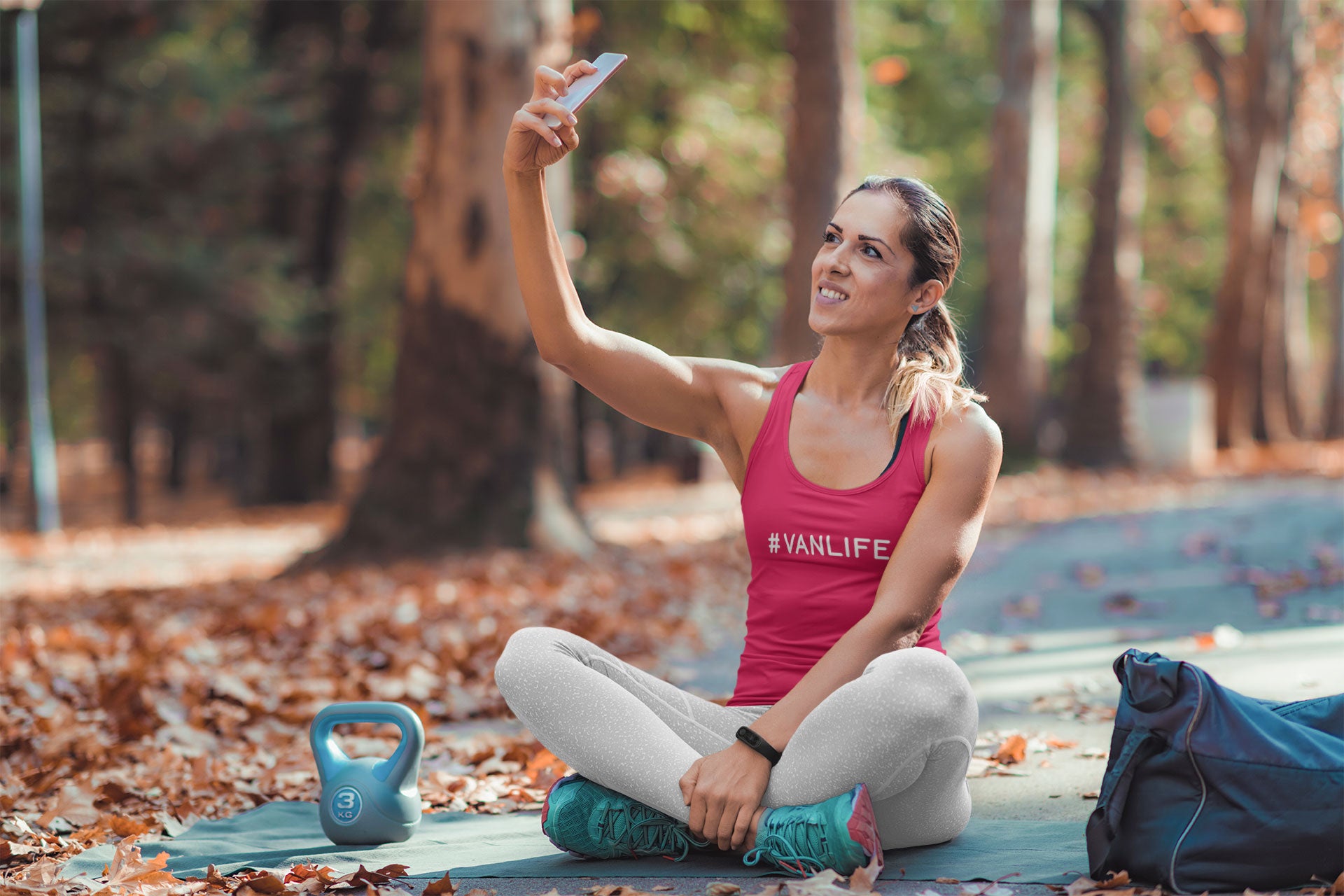 #Vanlife - Women's Racerback Tank Top