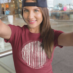 Where My Birches At Circle Graphic Unisex T-shirt