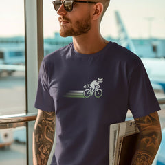 Woodland Cyclist Raccoon - Unisex T-shirt
