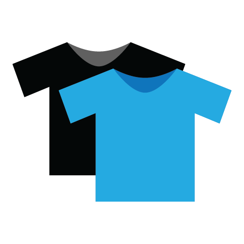 2 T-shirts Icon