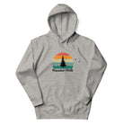 Wander is Greater than Wifi grey hoodie front view outdoor hoodie
