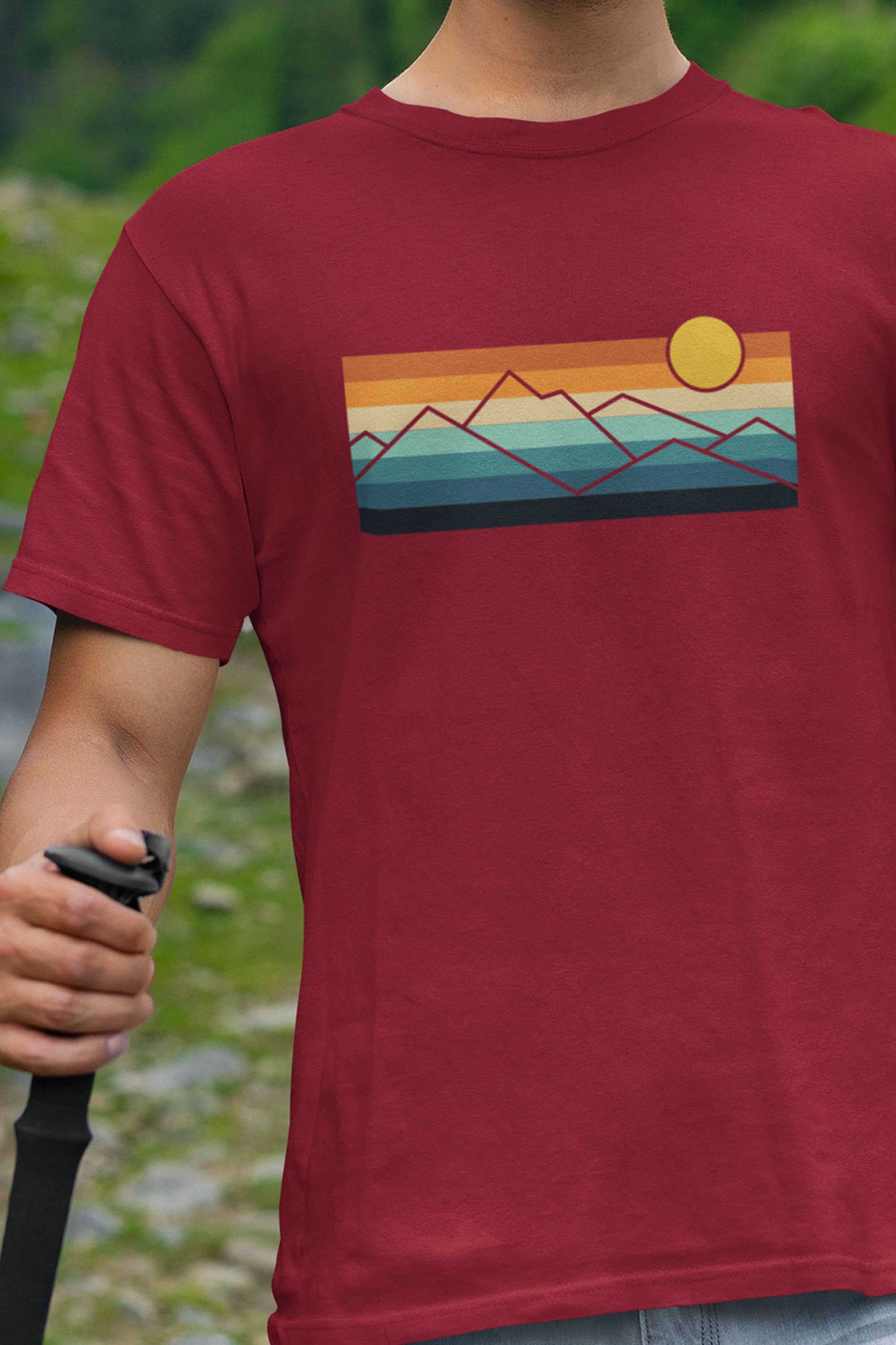 Mountain Majesty Sun Unisex T-shirt