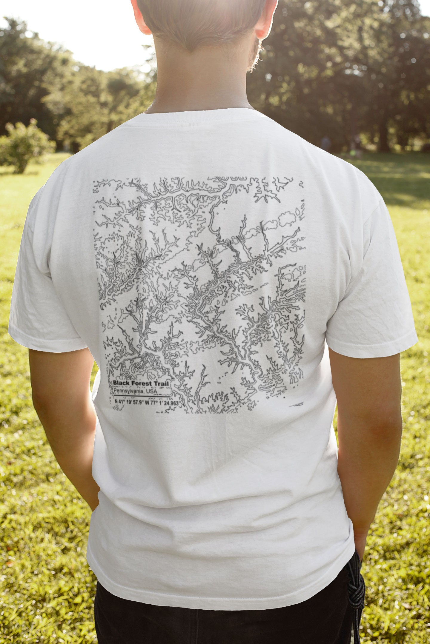 Black Forest Trail - Serif - Unisex T-Shirt