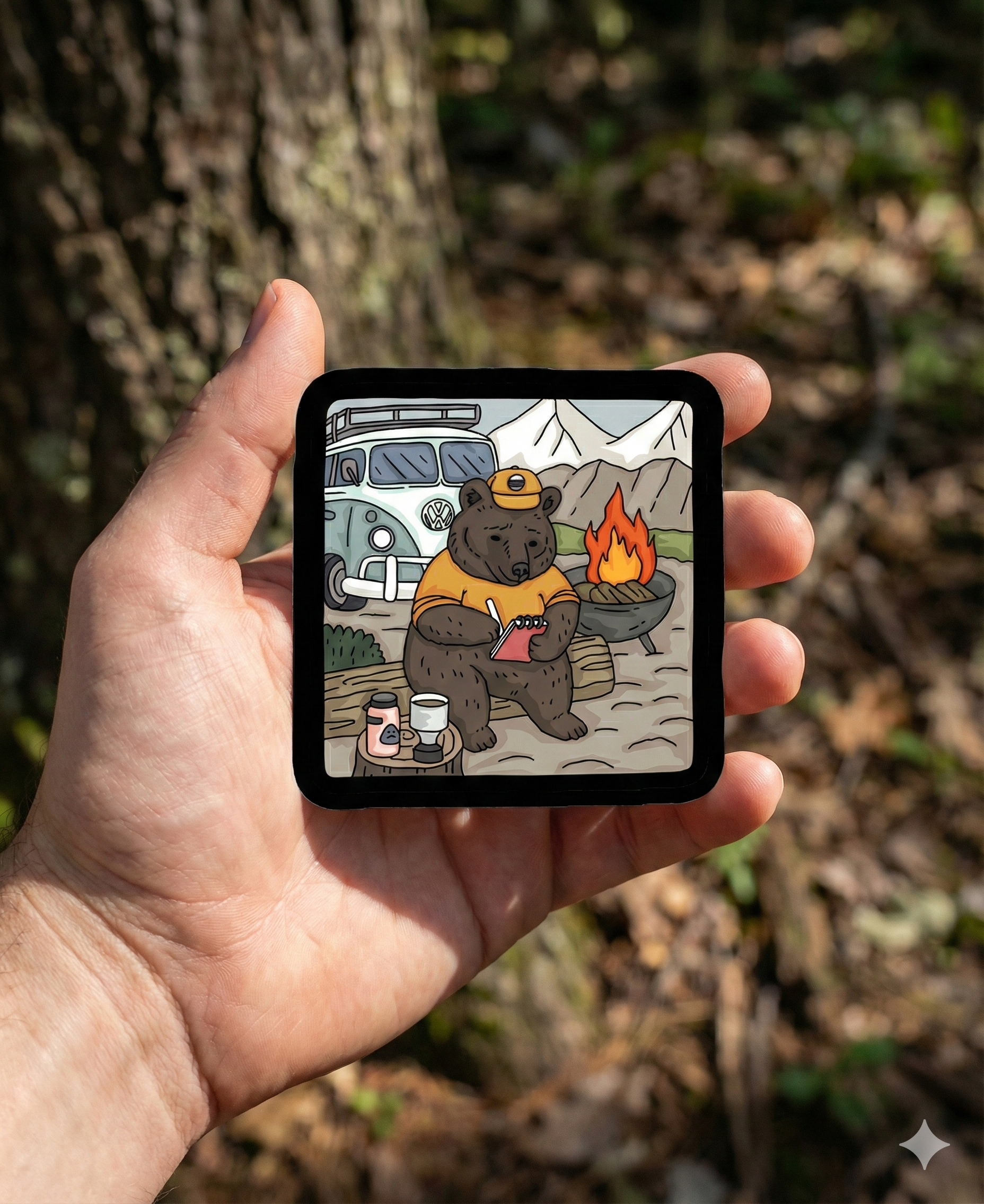 Bear Fireside Chronicler - Sticker