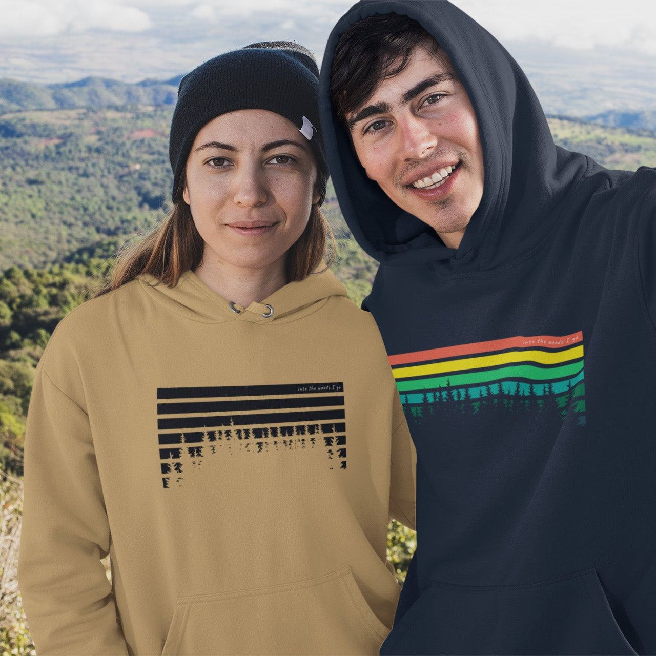 Horizon Lines Over Tall Pines Hoodie