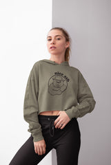 Nice Ash - Crop Hoodie