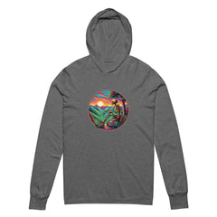 Dead Head Thru Hiker Summit Sunset Hooded Longsleeve