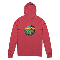 Dead Head Thru Hiker Summit Sunset Hooded Longsleeve