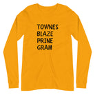 Ode to the Songmen gold longsleeve tee American songwriters design

