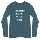 Ode to the Songmen heather deep teal longsleeve tee music lovers
