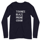 Ode to the Songmen navy longsleeve tee outlaw country shirt
