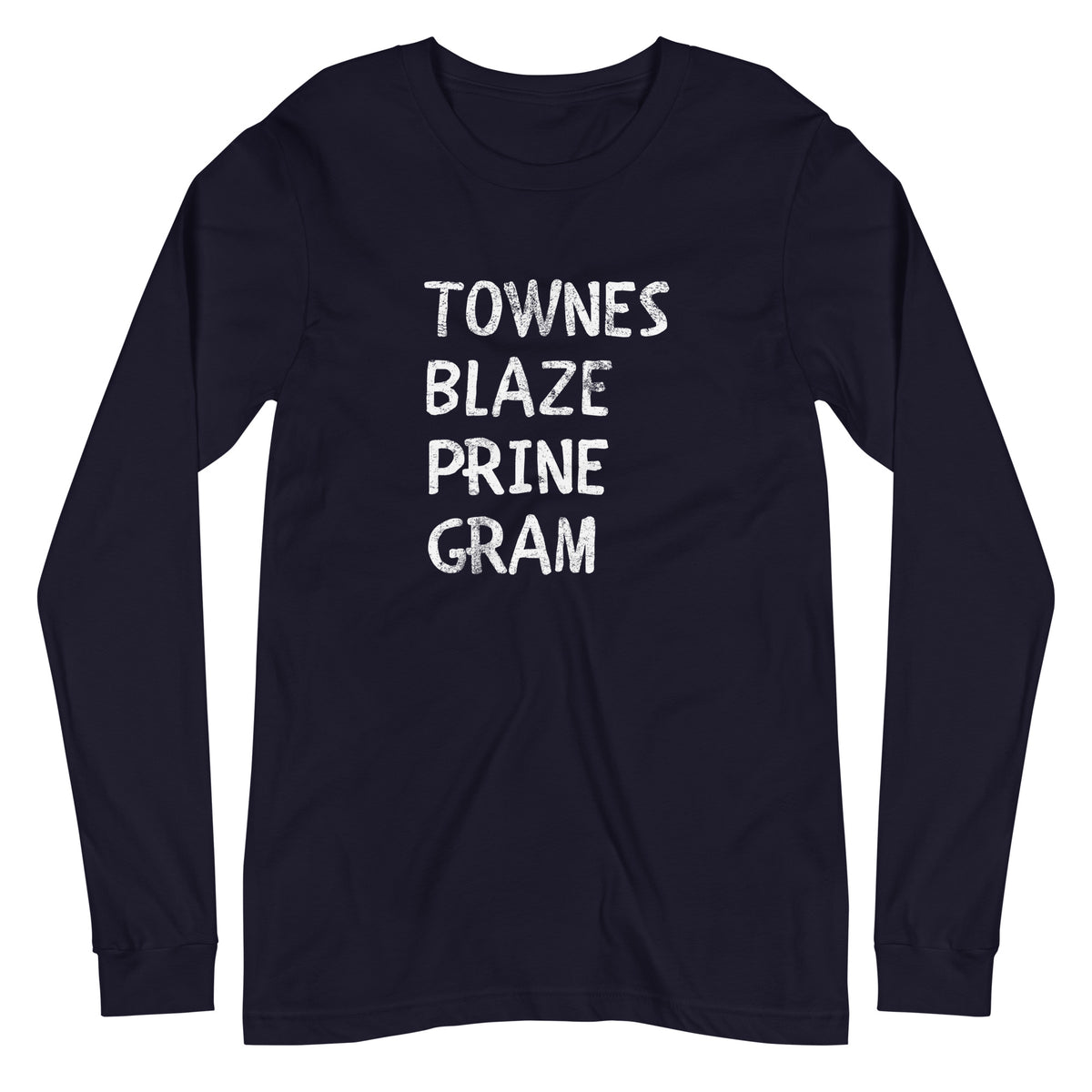 Ode to the Songmen navy longsleeve tee outlaw country shirt
