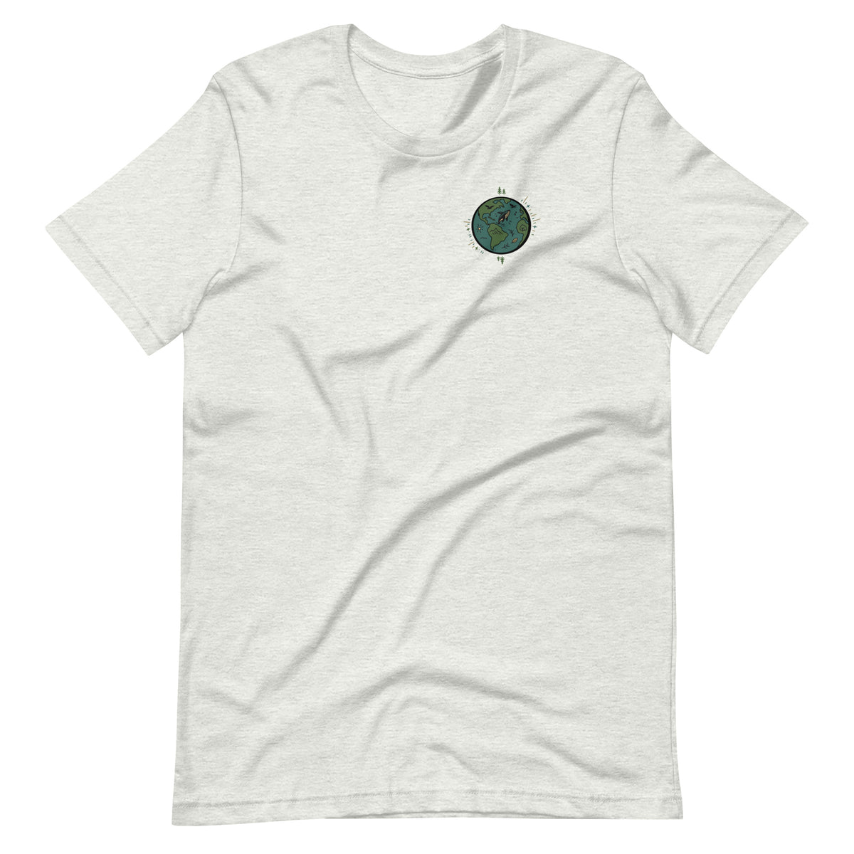 Take Care of Me ash environmental nature t-shirt front message
