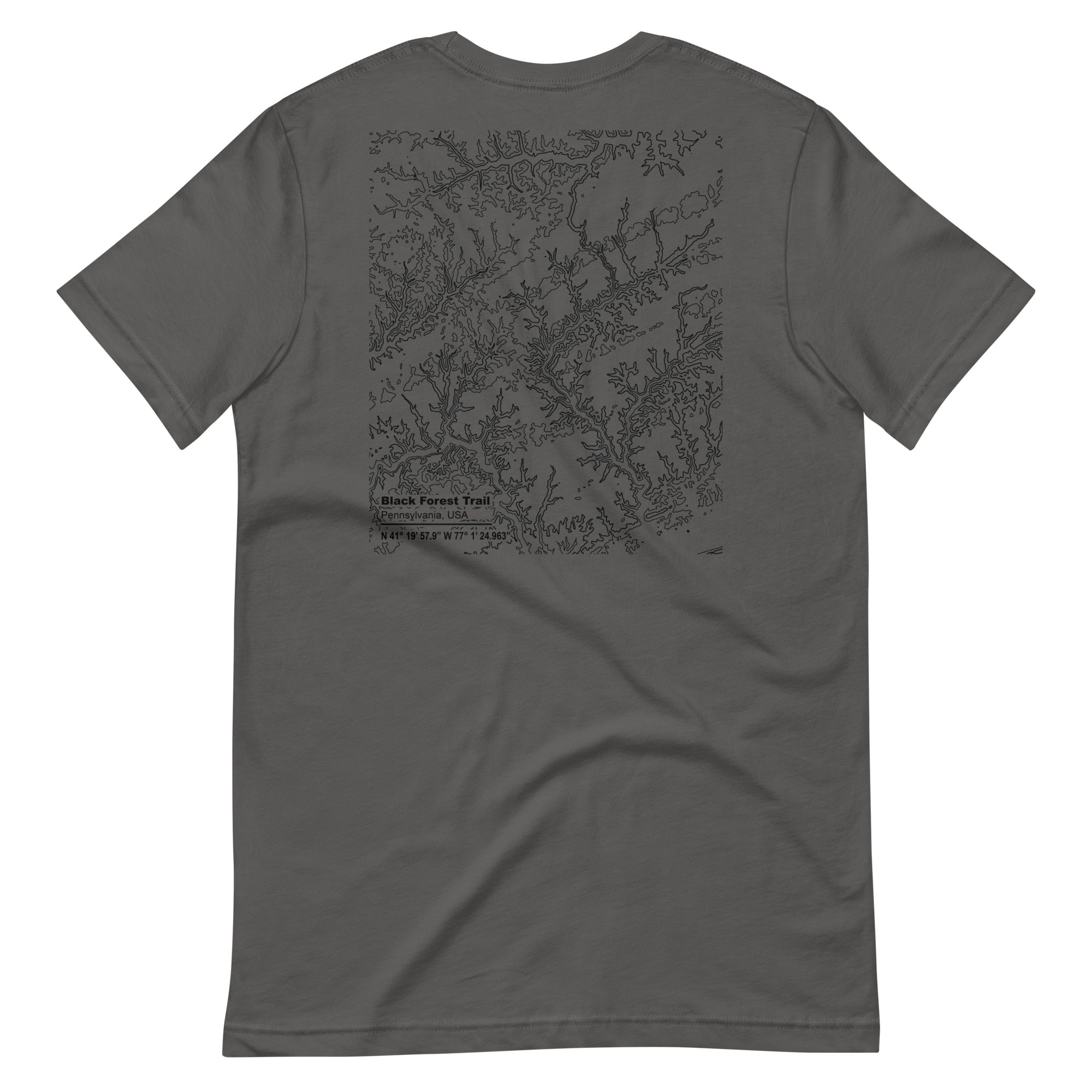 Black Forest Trail - Script - Unisex T-Shirt