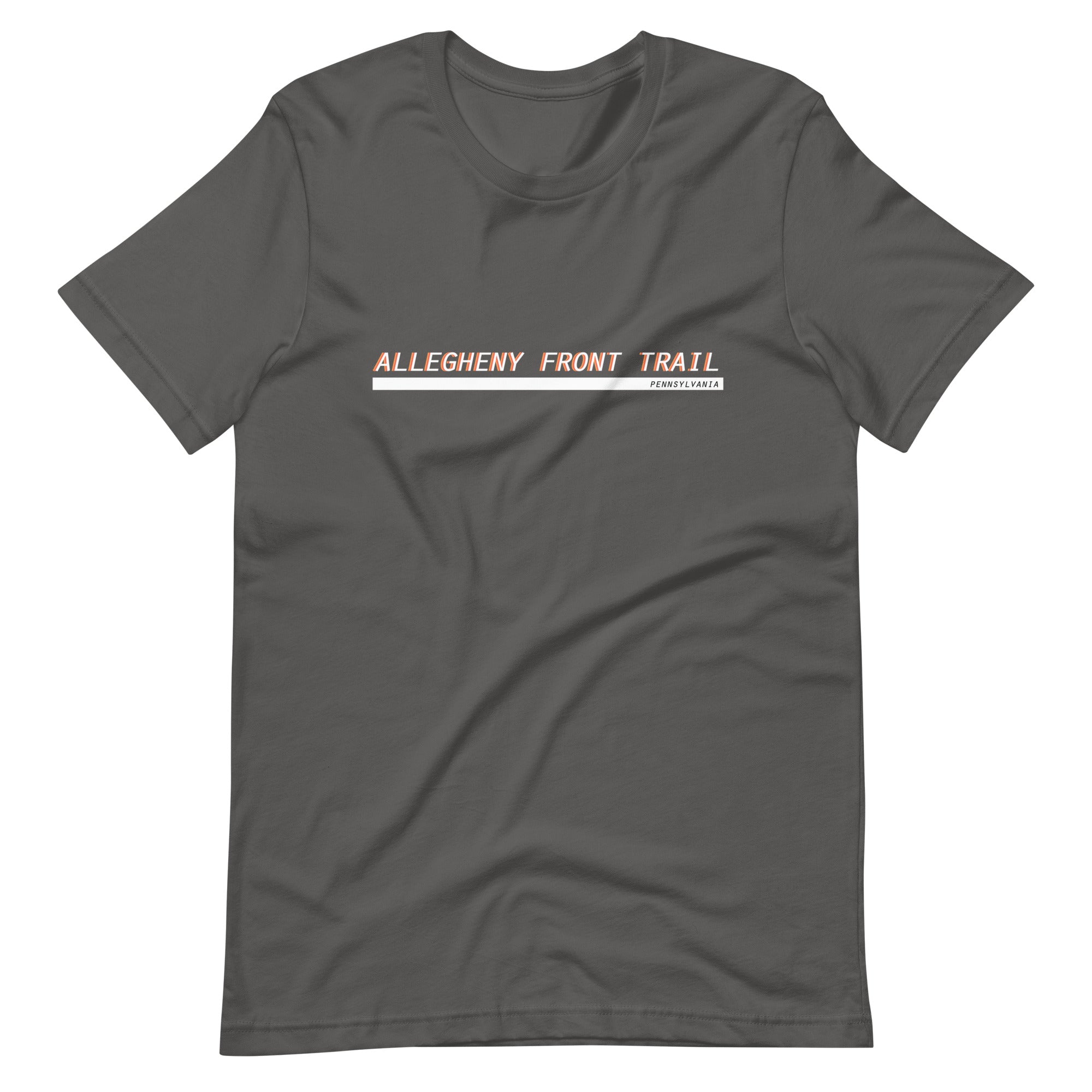 Allegheny Front Trail - Serif - Unisex T-Shirt