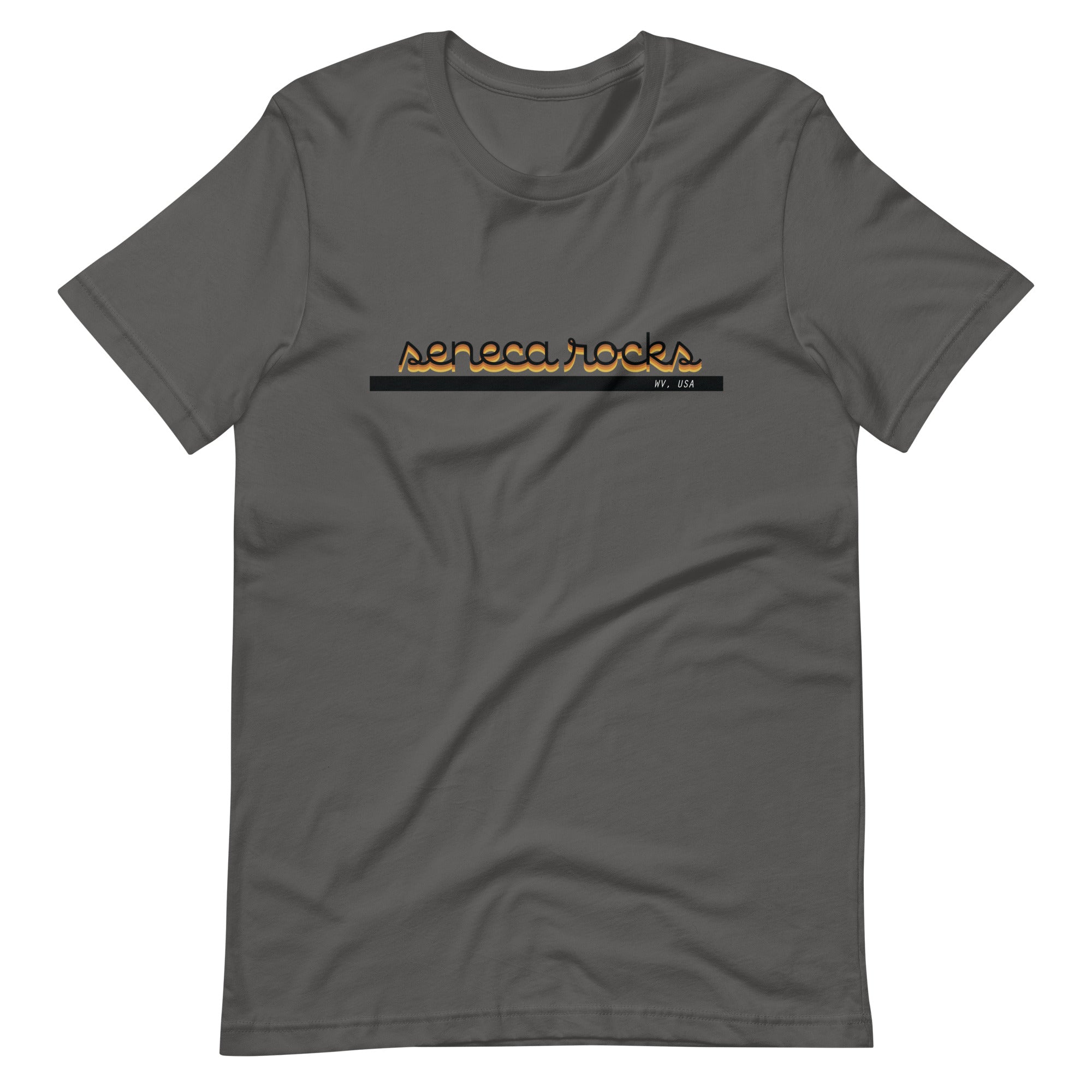 Seneca Rocks - Script - Unisex T-Shirt