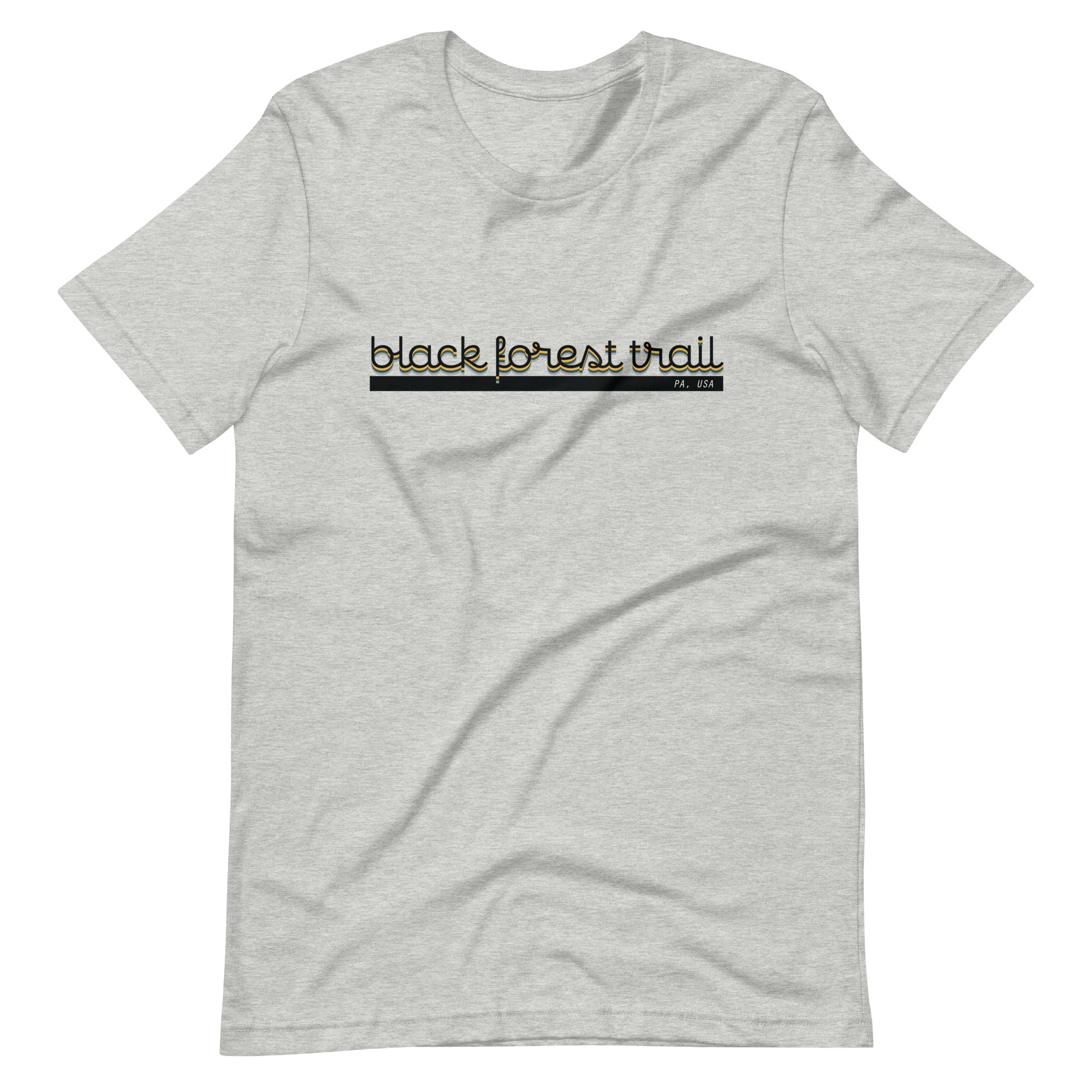 Black Forest Trail - Script - Unisex T-Shirt