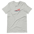 Woodland Cyclist Fox athletic heather cycling t-shirt bike shirt design

