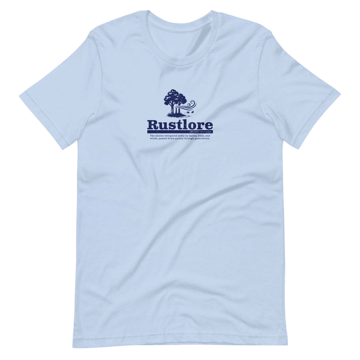 Rustlore Forest baby blue outdoor nature t-shirt forest lover
