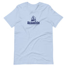 Brumble Wilderness baby blue hiking t-shirt outdoor adventure tee
