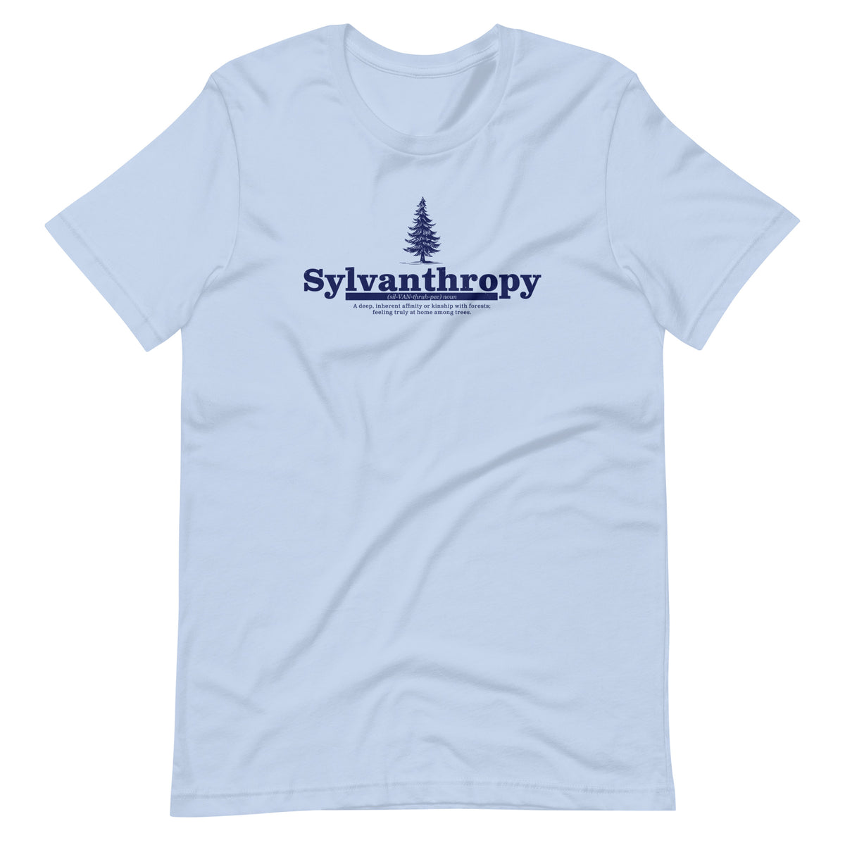 Sylvanthropy Connection baby blue nature t-shirt hiking adventure
