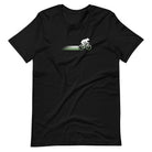 Woodland Cyclist Bear black cycling t-shirt bike lover tee
