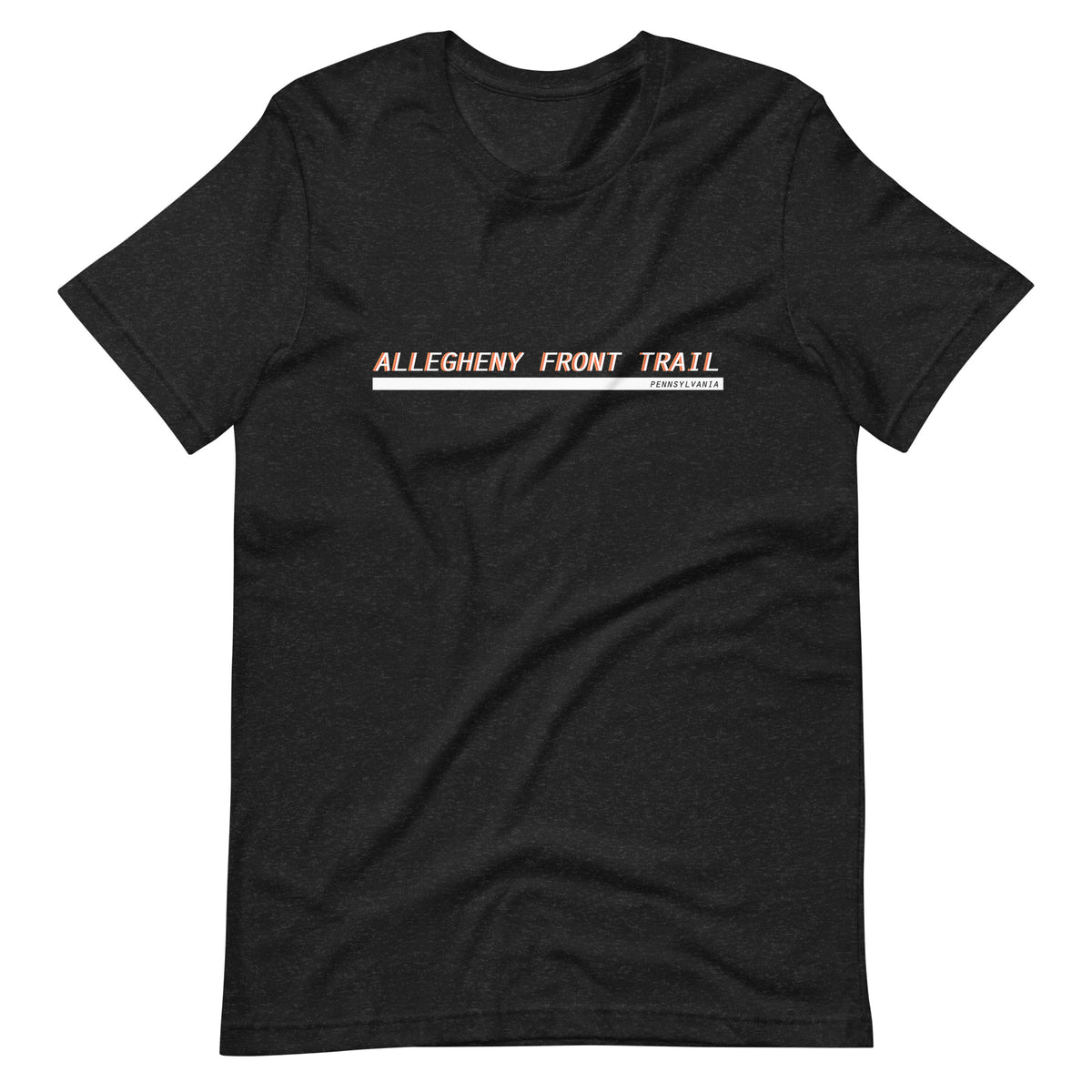 Allegheny Front Trail - Serif - Unisex T-Shirt